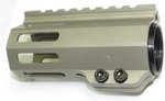 WMD Guns M-LOK Handguard 4in 5A AR-15 NiB-X Nickel 1-NIBXMLOKHG4 5A