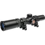 TruGlo TG8514BC TruBrite 1-4x24 Rifle Scope, 30mm Tube, Black, Circle Duplex
