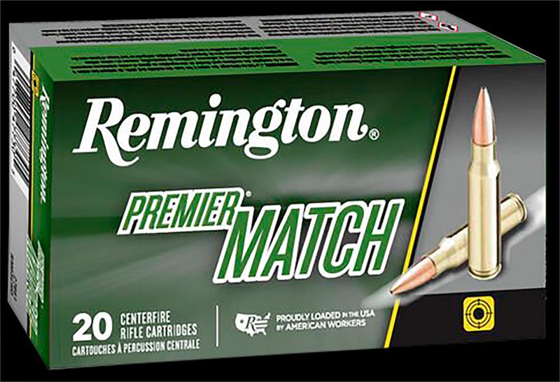 Remington Premier Match 6.5 Creedmoor 140gr Sierra MatchKing Boat Tail Ammo 27661