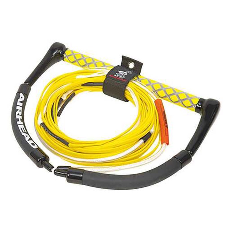 Airhead Dyneema Flat Line Wakeboard Rope (Yellow) 70 ft, 2,000 lb