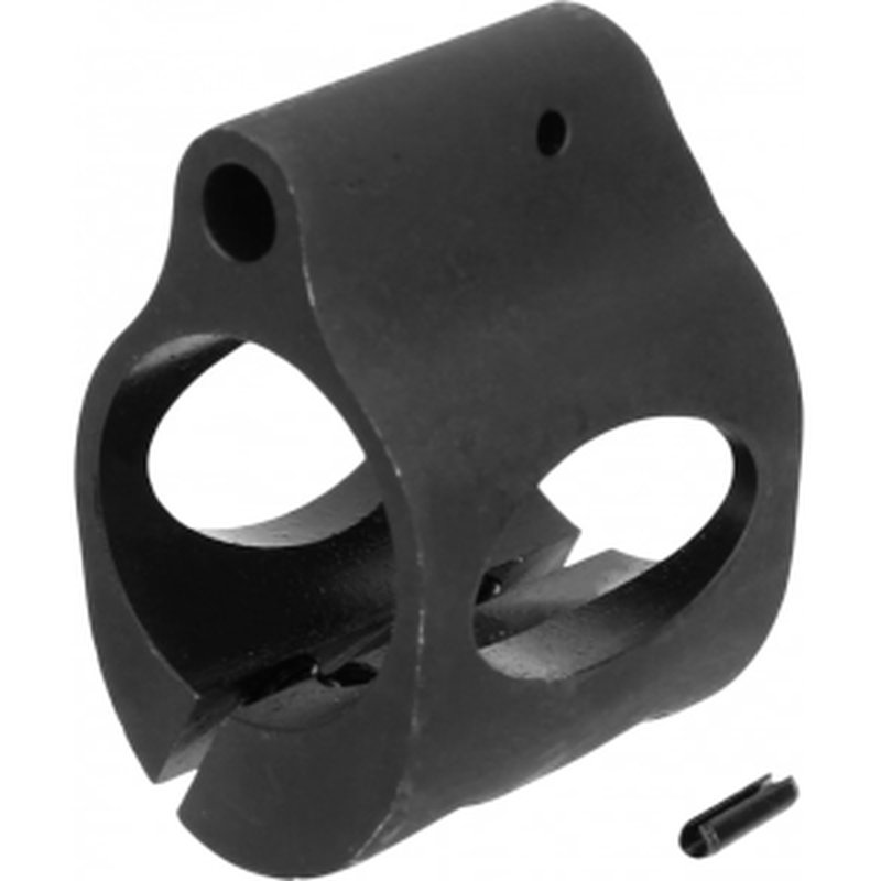 TacFire MAR001CO Clamp On Low Profile Gas Block .750" Diameter Steel Black Parkerized
