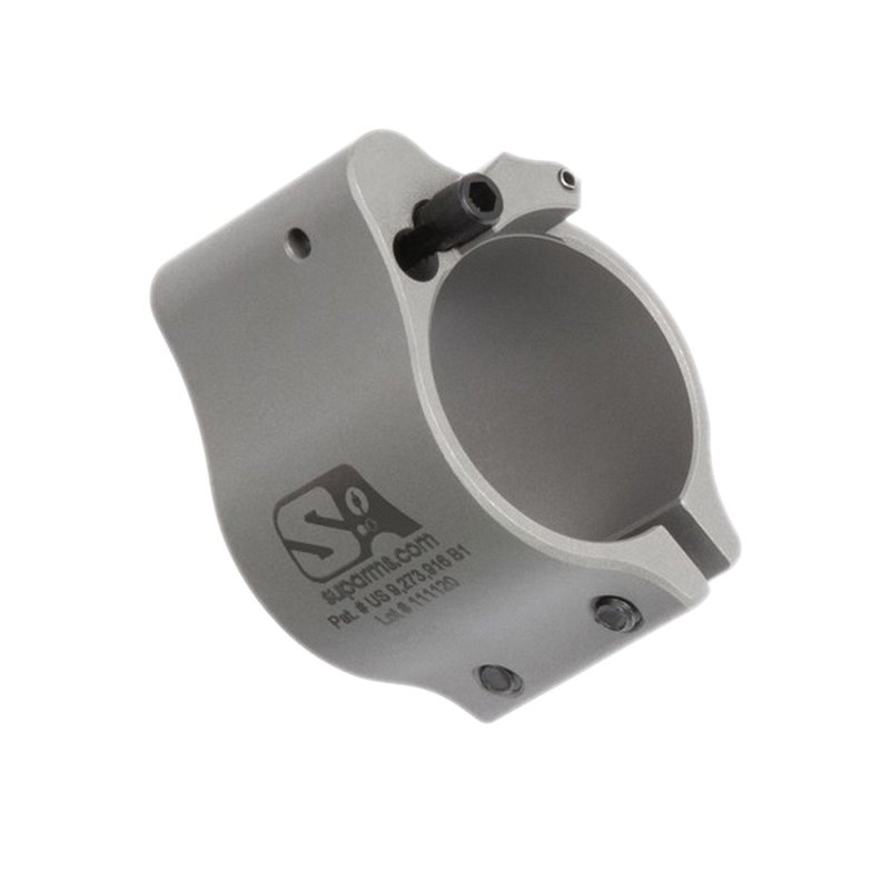 Superlative Arms Clamp-On Direct Impingement Adjustable Gas Block 0.936" x 1", Stainless Steel