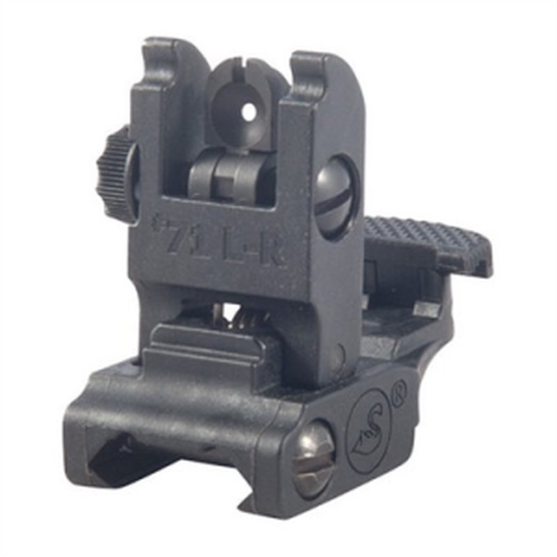 A.R.M.S. 71L-R AR-15 Flip-Up Adjustable Low Profile Rear Sight