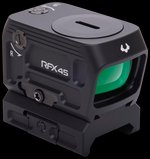 Viridian RFX45 Reflex Sight Green Dot 5 MOA Black Anodized ACRO/Picatinny Low Mount