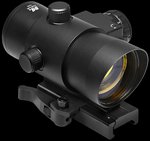 NCStar DLB140R 1x40 Red Dot Sight with Red Laser 3 MOA Quick-Release