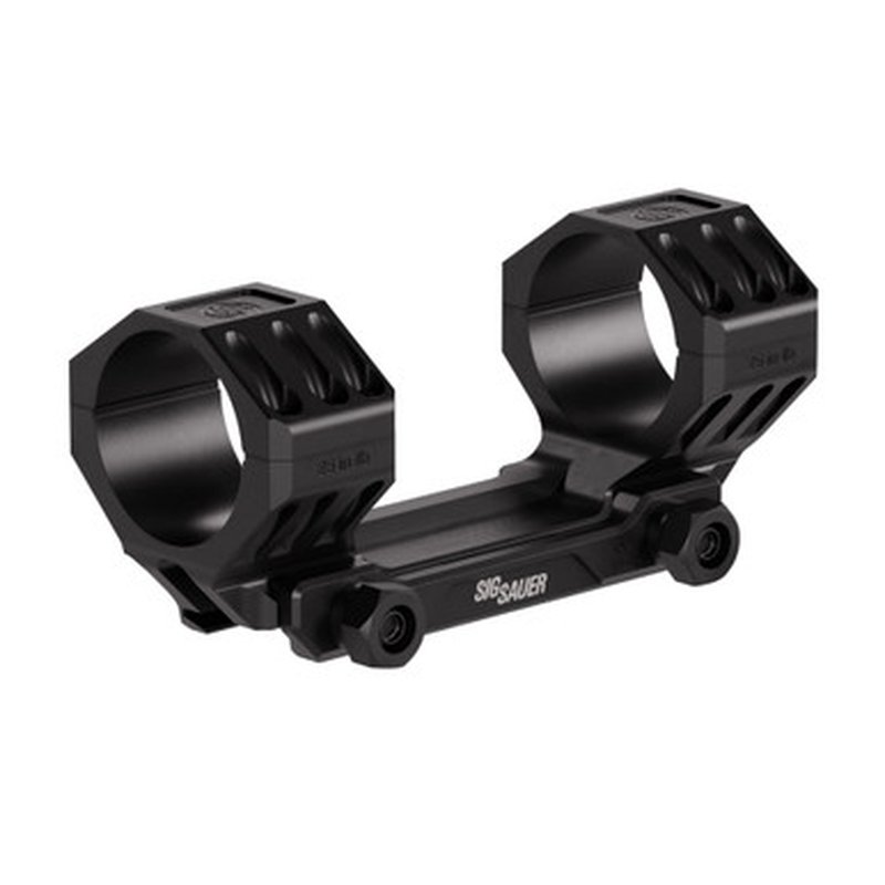 Sig Sauer Alpha5 35mm Scope Mount 1.25\" Centerline 0 Cant Matte Black SOA55004
