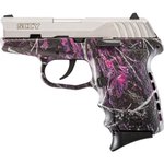 SCCY CPX-2 TTMG 9mm Pistol 3.1 in Natural Stainless Muddy Girl No Safety
