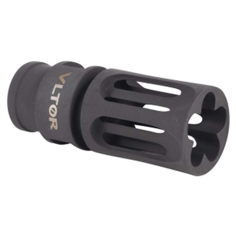 Vltor VC-1 Extended AR-15 Flash Hider Suppressor Mount for Gemtech HALO 1/2"-28 Thread 5.56/223 Matte