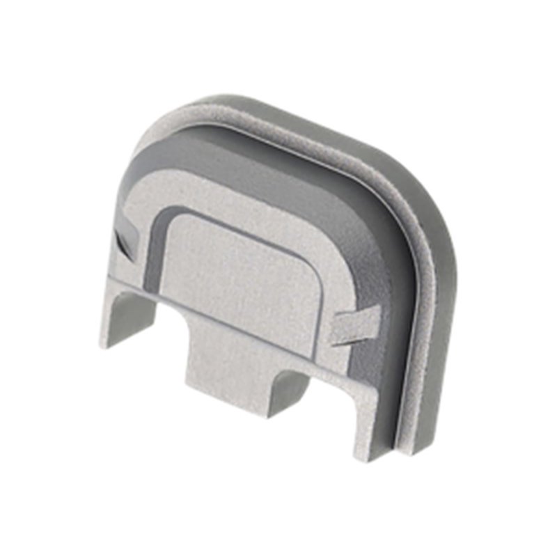 Tyrant CNC TDG5SPGREY Chevron Slide Cover Plate, Grey Aluminum Fits Glock Gen1-5
