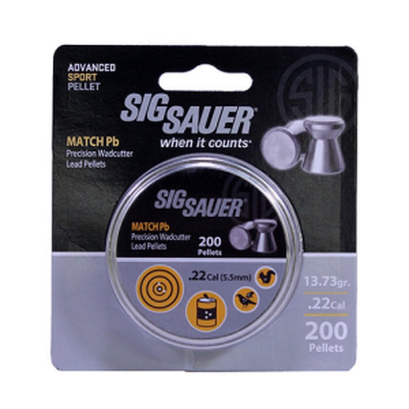 Sig Sauer .22Cal Match Lead Pellets 200ct