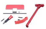 Guntec USA AR-15 Receiver Build Kit w/ Charging Handle Anodized Red