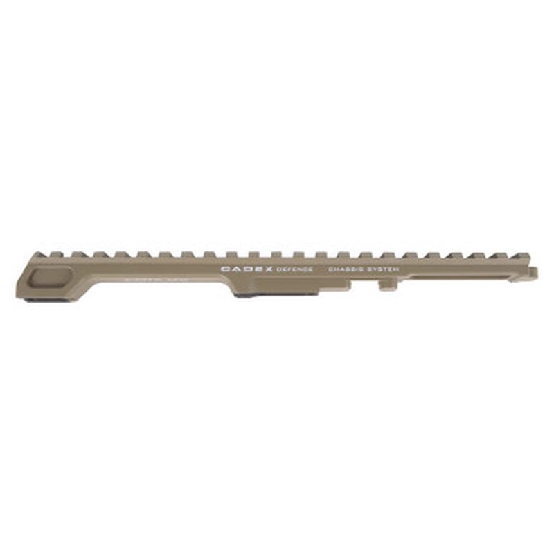 Cadex Standard Receiver Top Rail with 8-40 Screws (Tan)