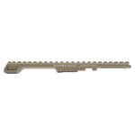 Cadex Standard Receiver Top Rail with 8-40 Screws (Tan)