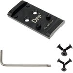 DPP Titanium Glock MOS Adapter Plate for Holosun 407K/507K, EPS, RomeoZero