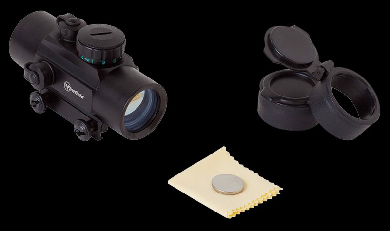 Firefield Agility 1x30 Red Dot Sight with Red/Green Multi-Reticle, Weaver/Picatinny, FF26008, Black Matte