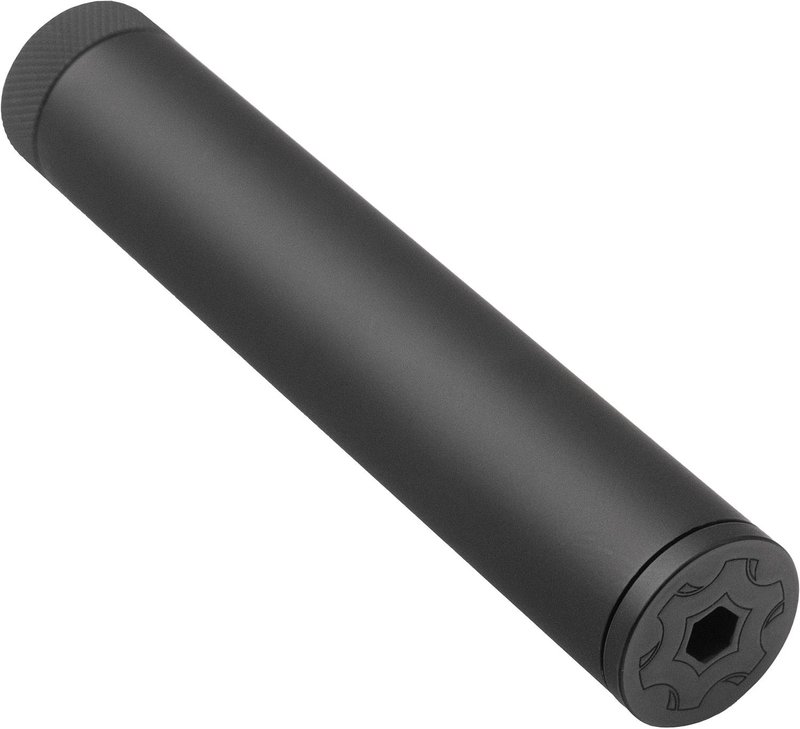 CMMG Defcan/Zeroed .22 LR Suppressor 1/2-28 Direct Thread, Black