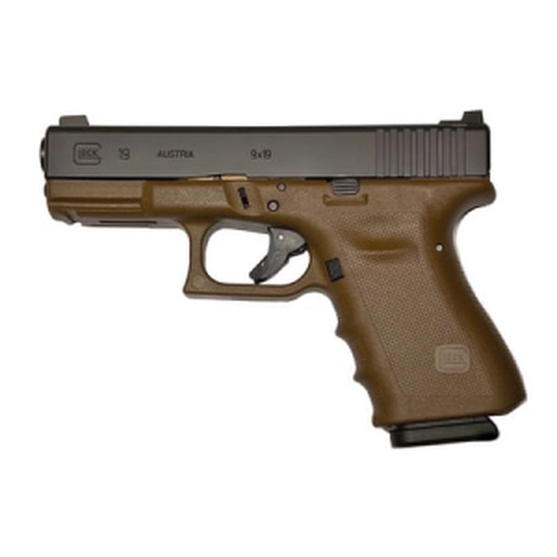 Glock 19 Gen3 9mm Vickers Tactical pistol, 15-round, FDE