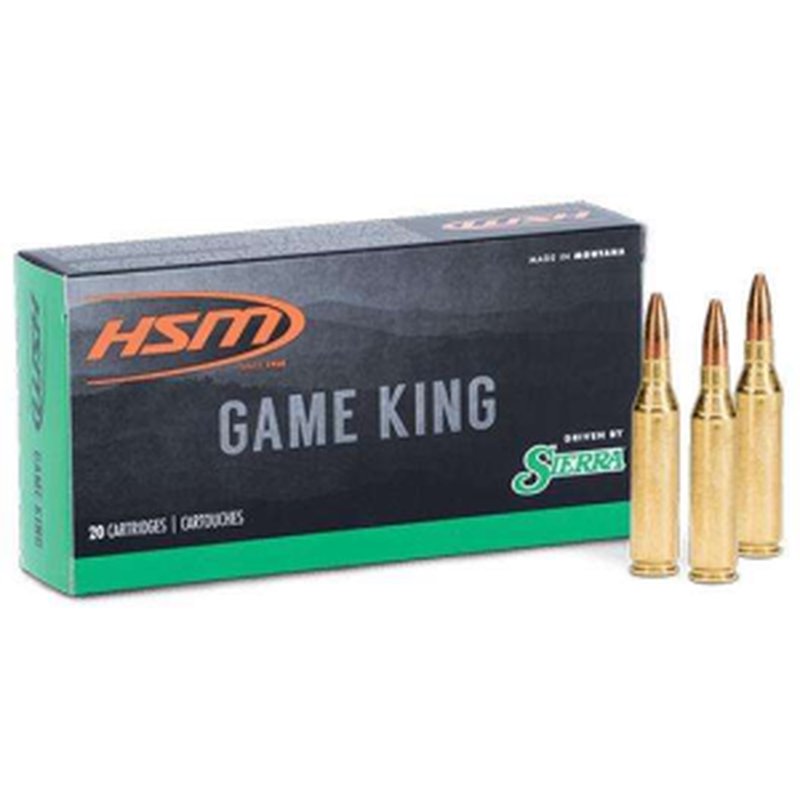 HSM GameKing 300 WSM 150 gr SBT GameKing Ammunition