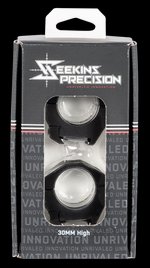 Seekins Precision Scope Rings 30mm Tube High Profile Type III Hardcoat Picatinny