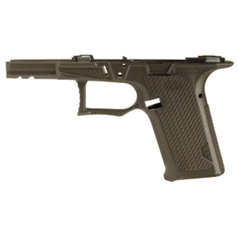Lone Wolf Distributors Dusk19 CCS Compact Bare Textured Glock 19 Frame Matte Brown