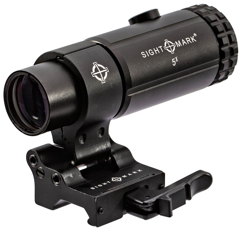 Sightmark T-5 5x23mm Magnifier w/ LQD Flip to Side Mount - SM19064