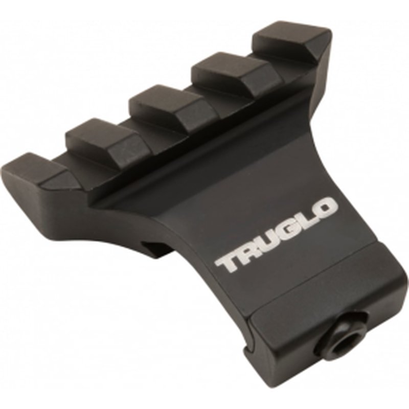 TruGlo TG8975B Offset Picatinny Side Mount Rail Black Matte Anodized Finish
