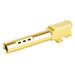 Zaffiri Precision Glock 23 Ported Pistol Barrel 40 S&W 3.9in Titanium Nitride Gold