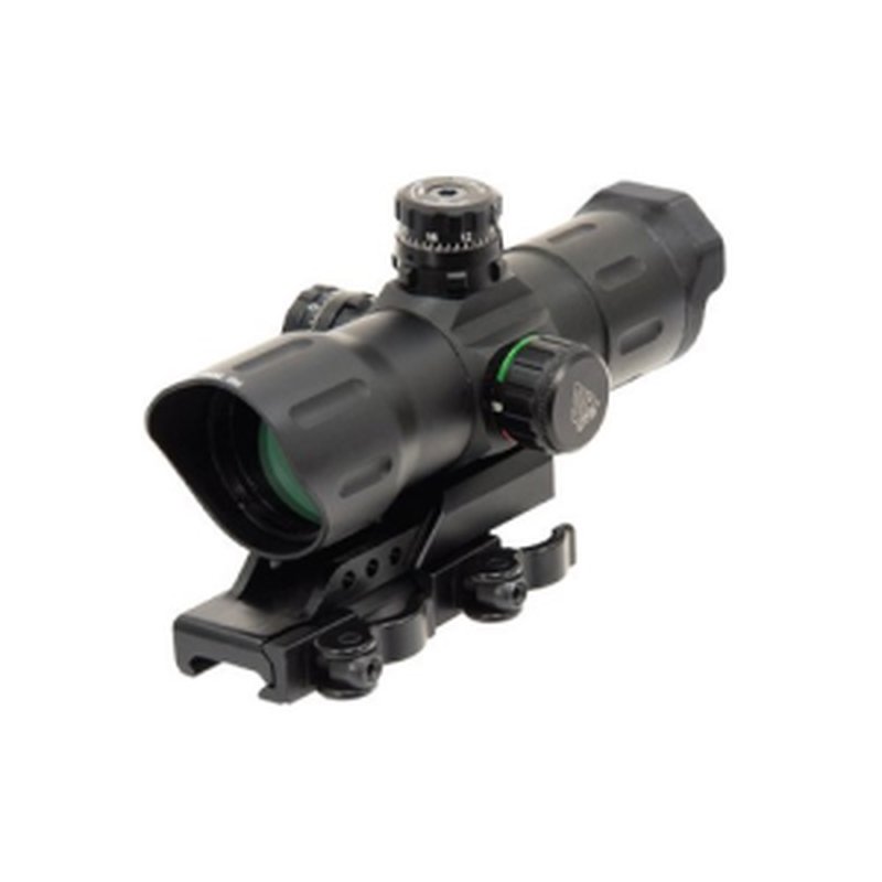 LEAPERS UTG Red Dot Sight 1x Red/Green T-Dot with Quick-Detach Weaver/Picatinny Mount Matte
