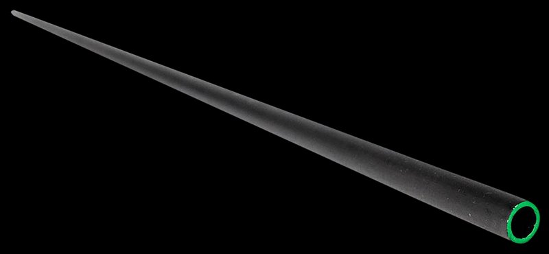 Huxwrx 2263 .338 Bore Alignment Rod 18in Carbon Fiber Bright Green Tip