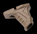 Strike Industries Mini Handstop M-LOK Flat Dark Earth Polymer ARCMSMHSFDE