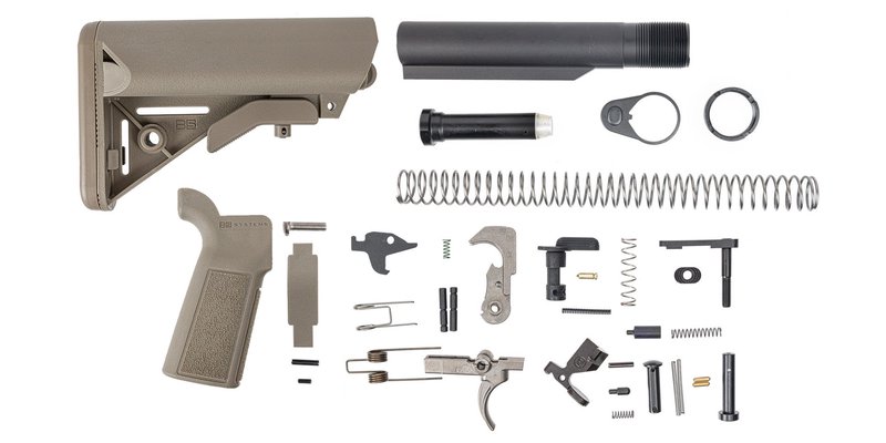 PSA B5 Systems EPT Lower Build Kit with SOPMOD Enhanced Stock, FDE