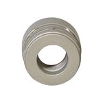 Q LLC Erector 22 Direct Thread Mount 1/2-28 Clear Hardcoat Anodized