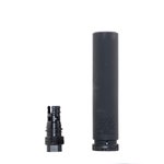 Sylvan Arms SA9TIR, 6.4" 9mm Suppressor, 1/2x28" QD Muzzle Device Included, Matte Black Cerakote Finish - SA9TIR
