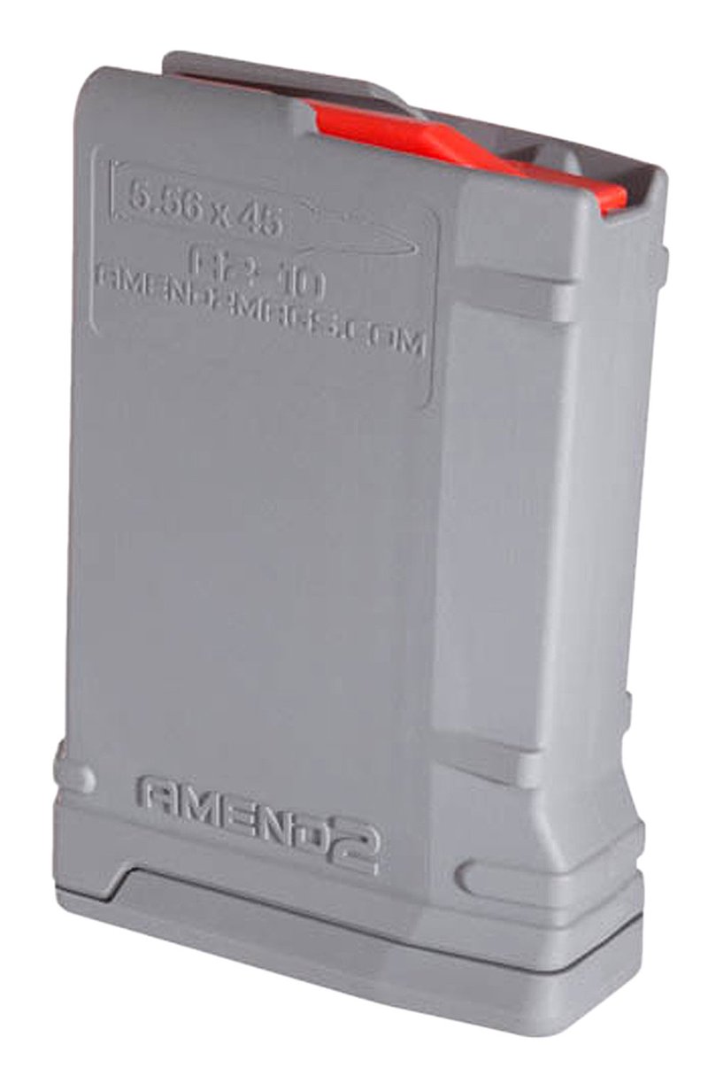 Amend2 10 Round .223 Rem/5.56 Detachable Magazine, Gray - 556MOD2GRY10