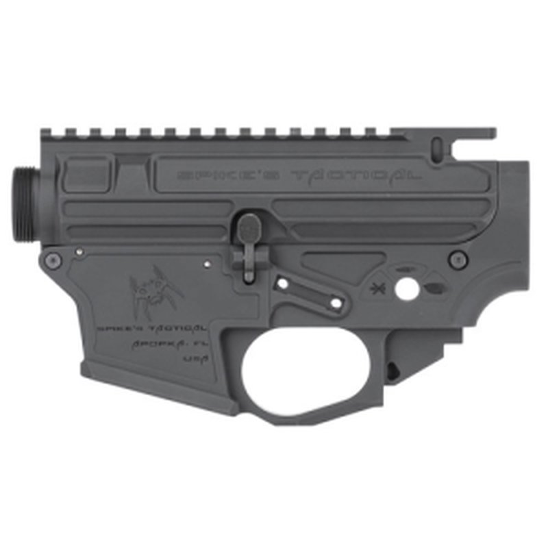 SPIKES TACTICAL Upper/Lower Set AR15 9mm Glock Mag Black Hardcoat