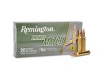 Remington RM223R1 Premier Match 223 Rem 69gr Sierra MatchKing Boat-Tail Hollow Point Ammunition
