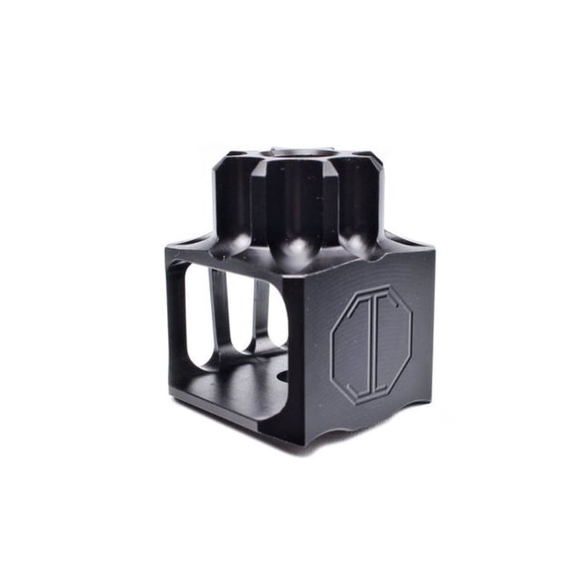 JMac Customs LAF 14-1LH Flash and Sound Enhancing Muzzle Brake LAF-14 Color: Black, Finish: Nitride