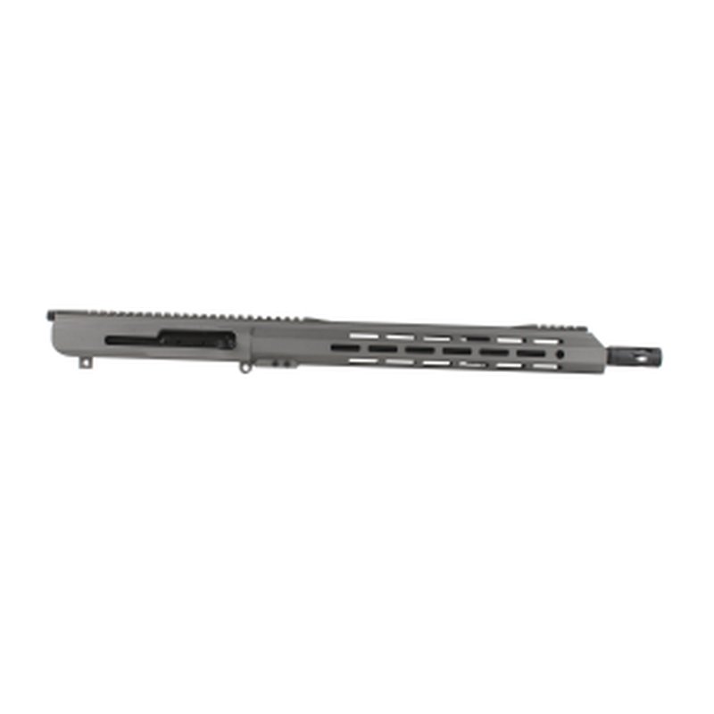 BC-10 | 8.6 Blackout Right Side Charging Upper | 16\" Parkerized SOCOM Barrel | 1:3 Twist | Carbine Length Gas System | 15\" MLOK Split Rail | with BCG & Charging Handle