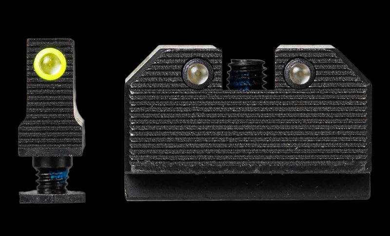 Tapco TAP22039 Glock MOS Tritium Night Sight Set Optic-Height 3-Dot