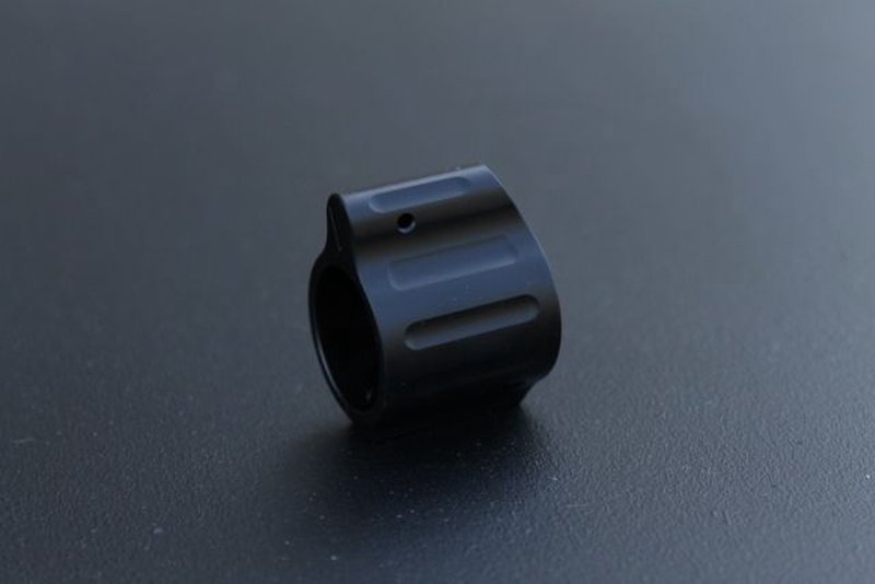 V Seven Titanium .750 Gas Block Set Screw Ionbond Black