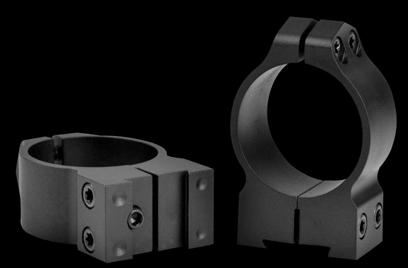 Warne Maxima CZ 527 30mm Medium Scope Rings 0 MOA Vertical Split Matte Black