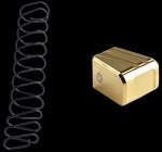 Cross Armory CRG+5MEG19GD Glock Magazine Extension Gold CNC Aluminum for Glock 19/23/32 Gen1-5