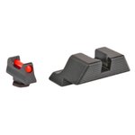 Trijicon Fiber Sight Set for Glock G42/G43 Red Front Fiber Optic