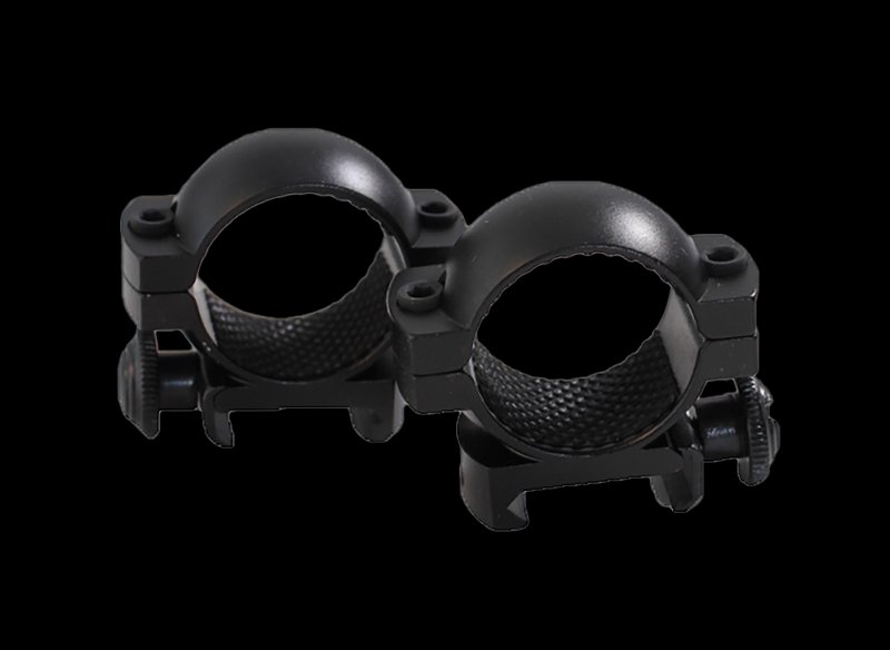 Traditions A791DS 1in Scope Rings Medium Height Matte Black Weaver-Style Base