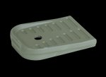 Timber Creek Glock 43X Mag Floor Plate CNC Aluminum OD Green GL43XMFPOD