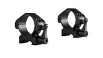 Hawke Precision Steel Ring Mounts 30mm 2 Piece Weaver Medium Lever