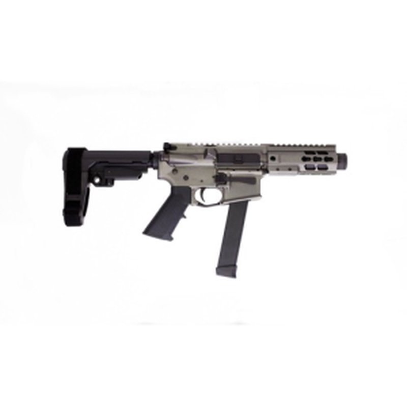 Brigade Mfg BM-9 9mm 5.5 in Tungsten Cerakote SBA3 AR-15 Pistol
