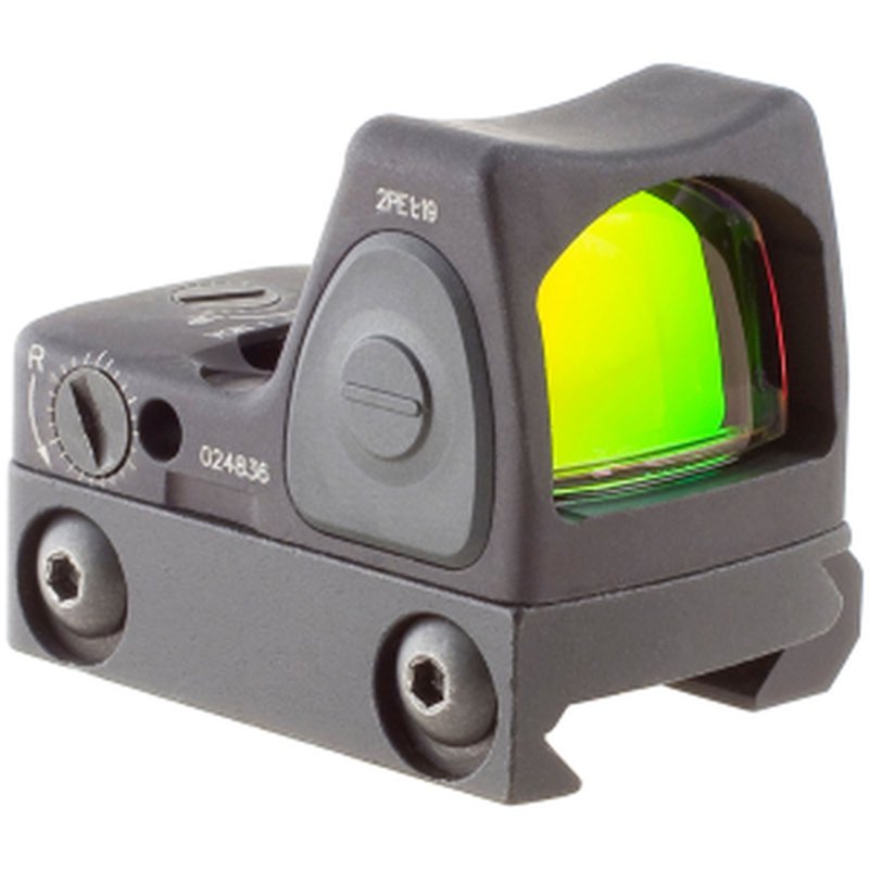 Trijicon RMR Type 2 Reflex Red Dot Sight Adjustable LED 3.25 MOA Red Dot Matte Black with RM33 Mount