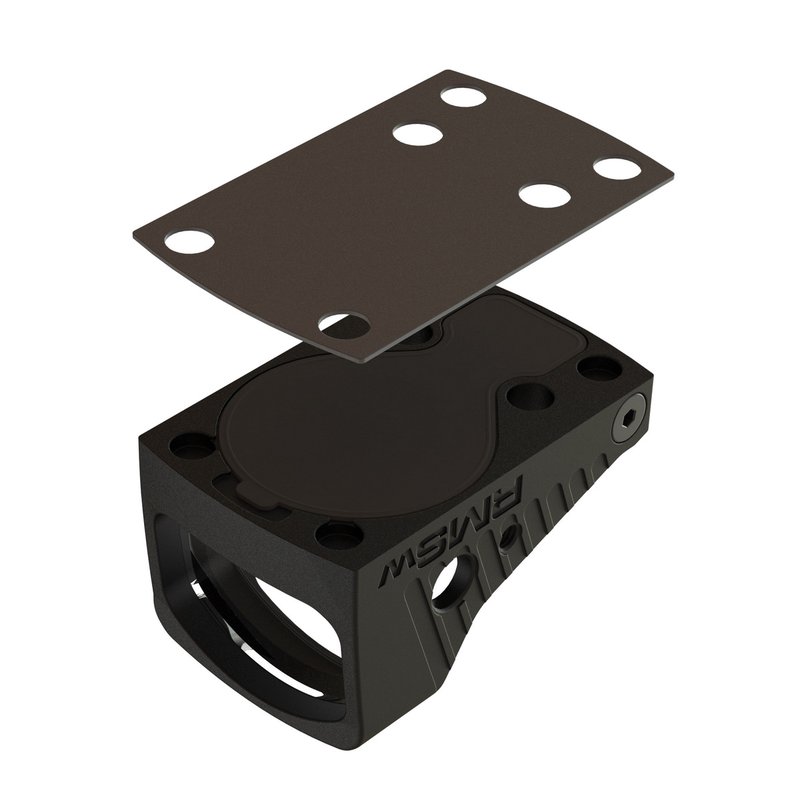 Shield Sights RMSw Sealing Plate and Gasket for Narrow Pistols Black