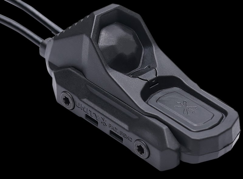 Unity Tactical AXON Link Dual-Lead Remote Switch for USB-C Lights and Crane Lasers, 7in Cable AXNUCI7B